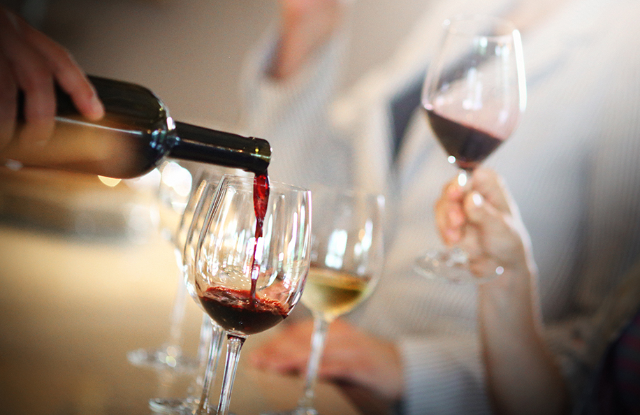 Wine tasting event.